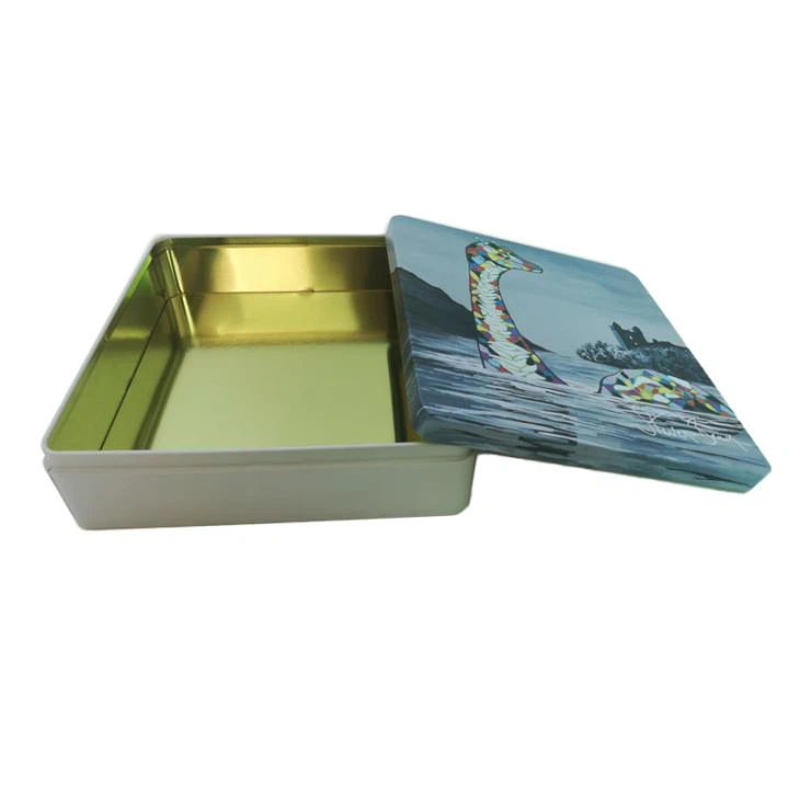 160 štvorcový plechový box na sladké